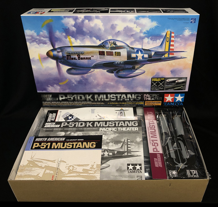 Tamiya 1/32 North American P-51d/k Mustang Pacific Theater 60323 Japan for sale online